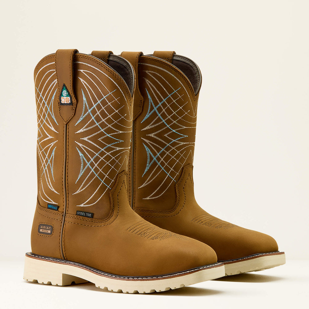 Ariat Activator CSA Waterproof Wide Square Toe Steel Toe Work Boot Women