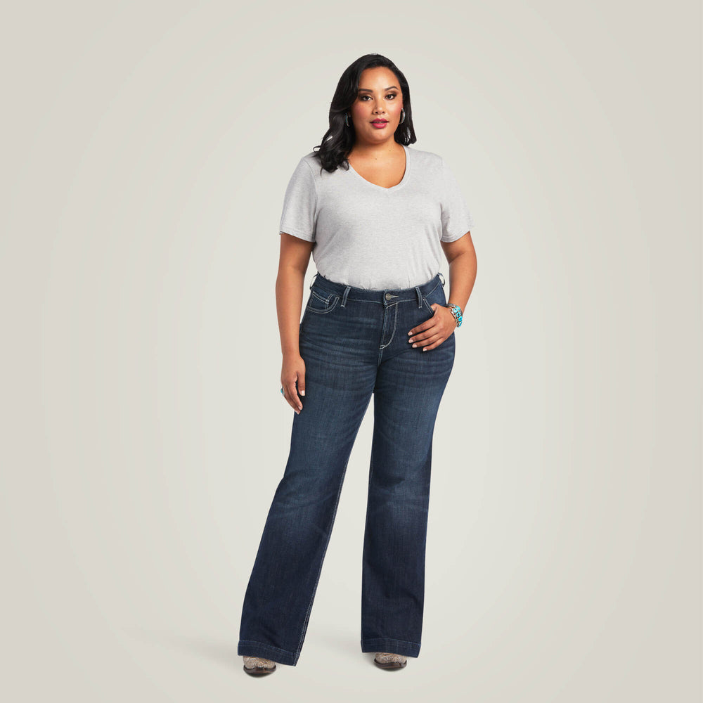 Ariat Trouser Perfect Rise Aisha Wide Leg Jean Women|Trends