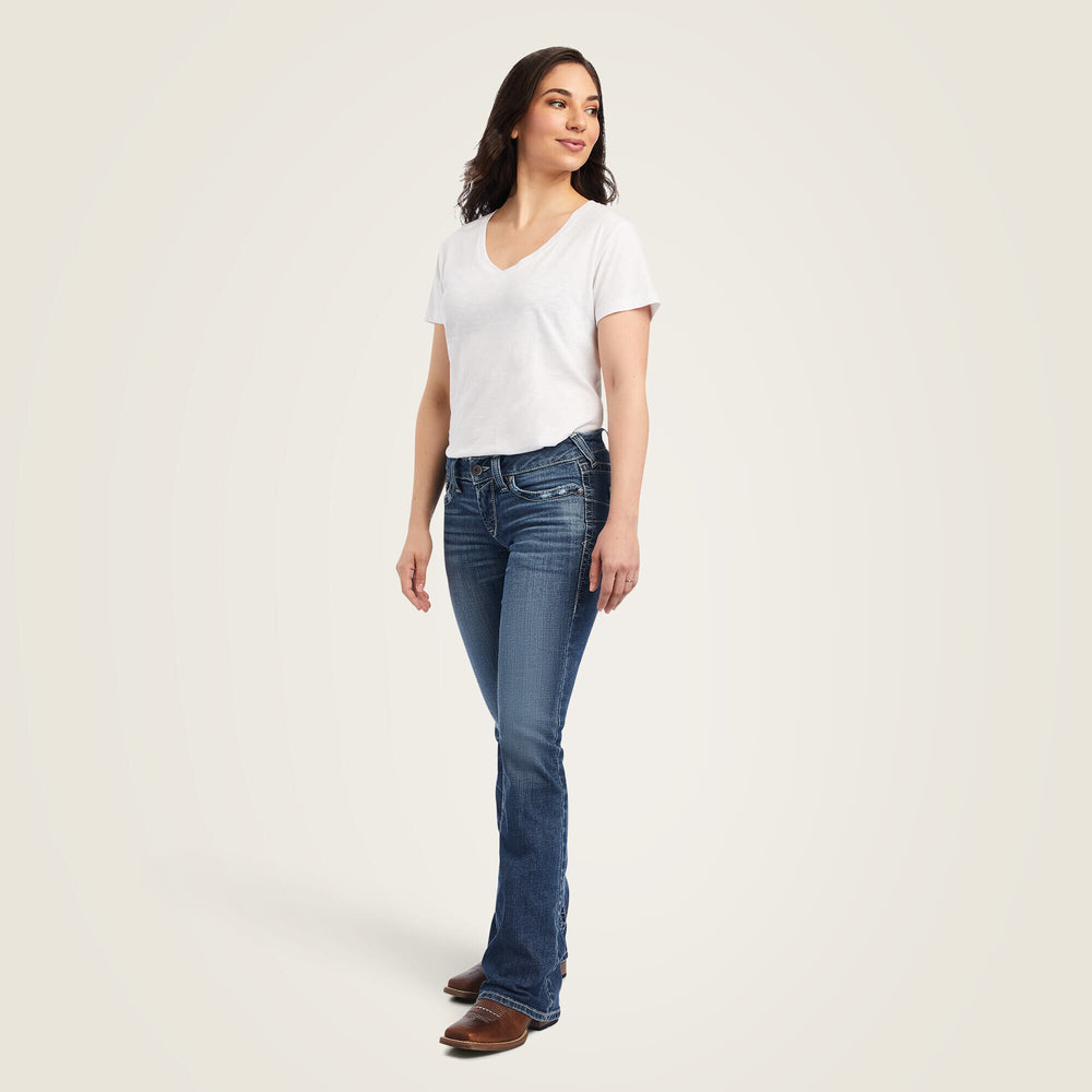 Ariat R.E.A.L. Mid Rise Raquel Boot Cut Jean Women