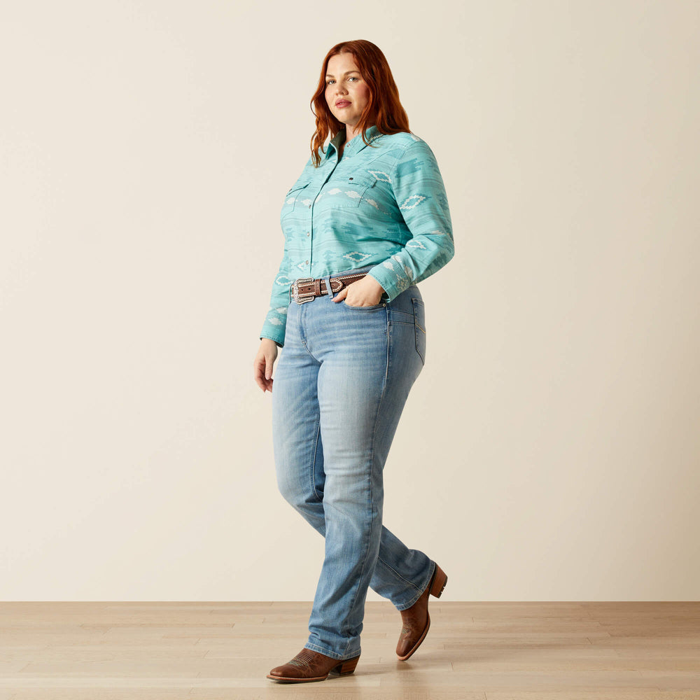 Ariat Mid Rise Alessia Straight Leg Jean Women
