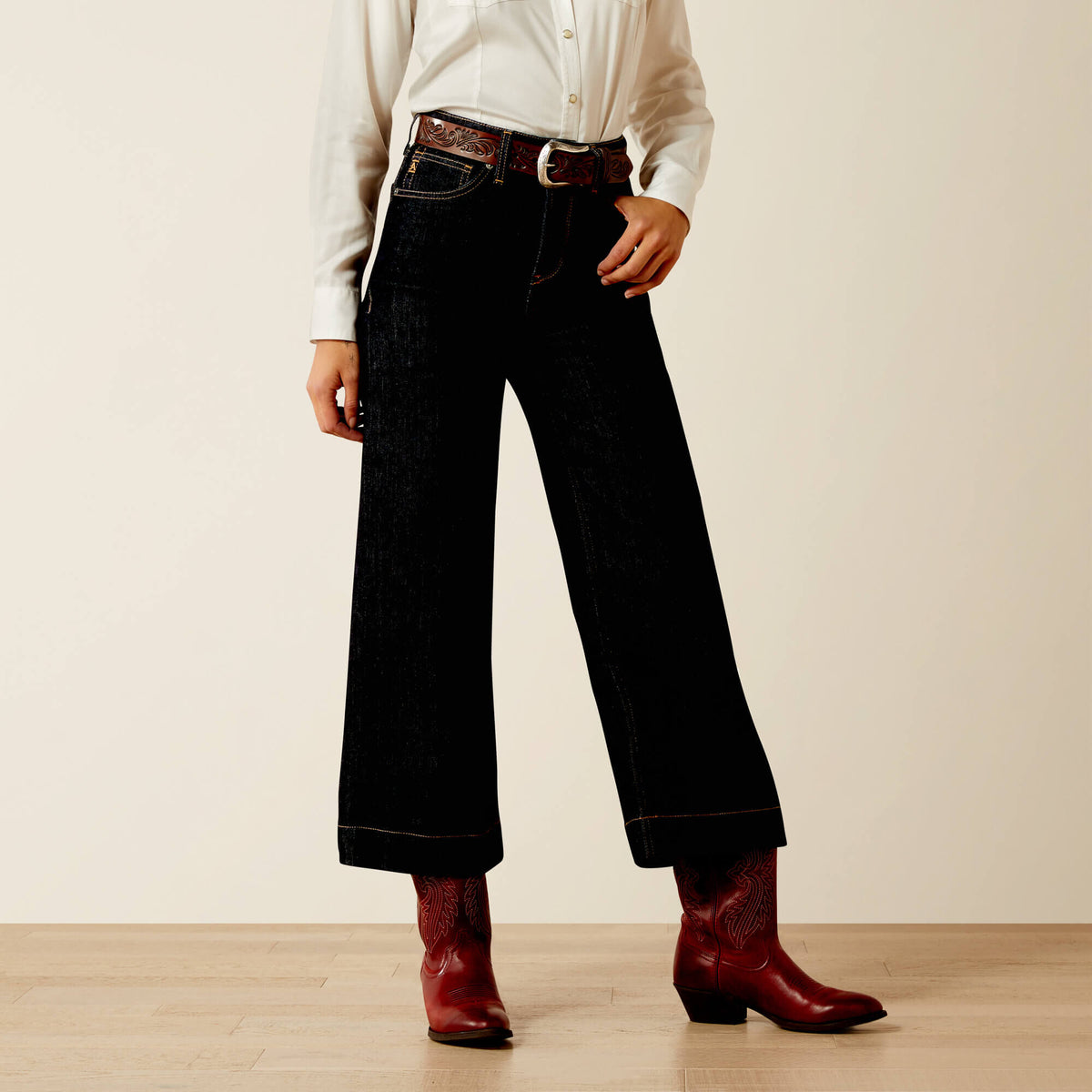 Ariat Ultra High Rise Countryside Wide Leg Jean Women|Trends