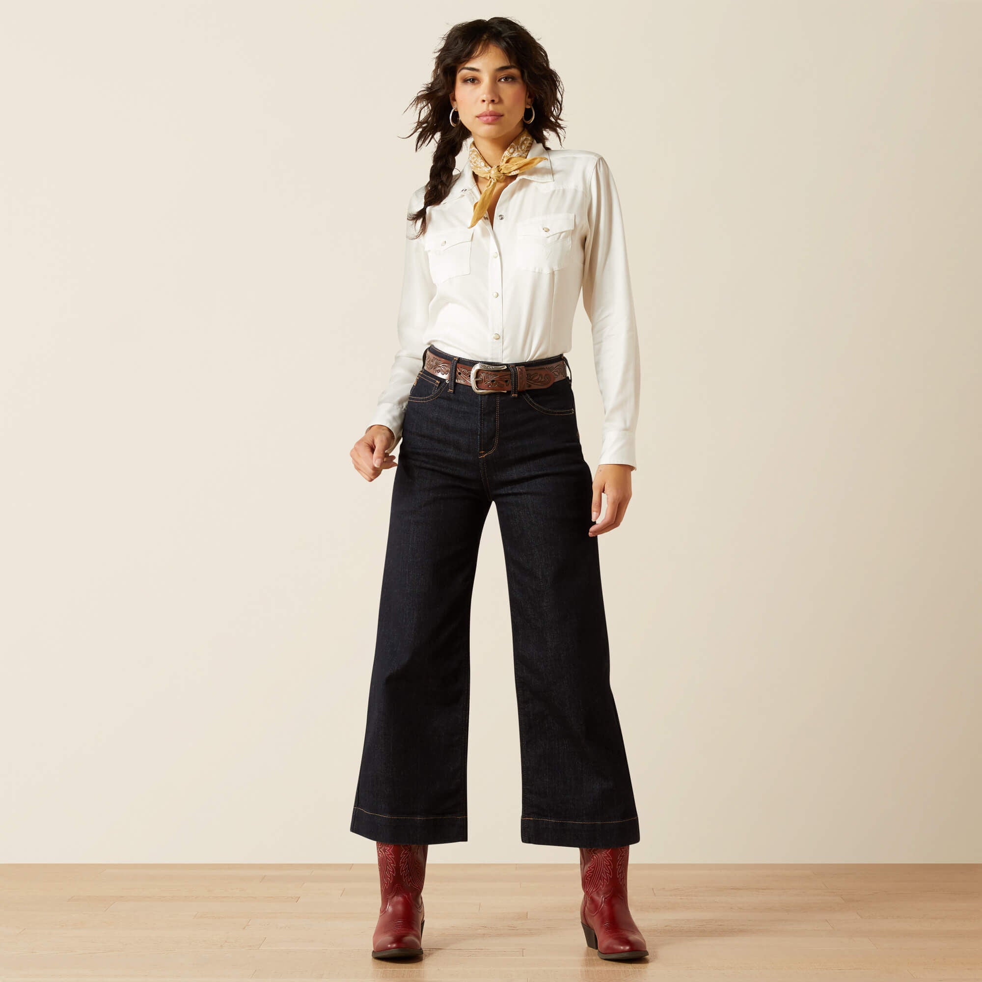 Ariat Ultra High Rise Countryside Wide Leg Jean Women|Trends