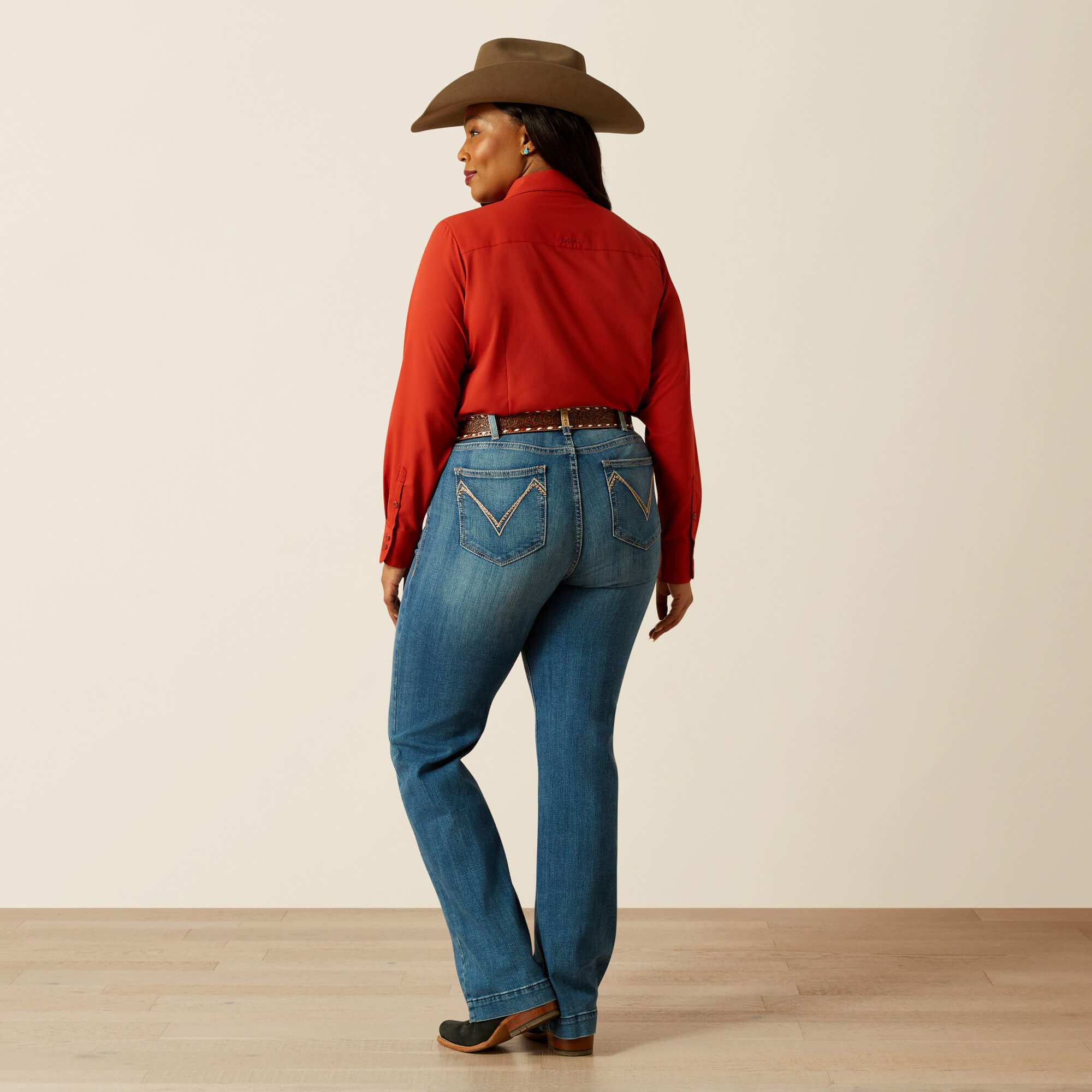 Ariat Perfect Rise Isabelle Wide Trouser Jeans Women|Trends