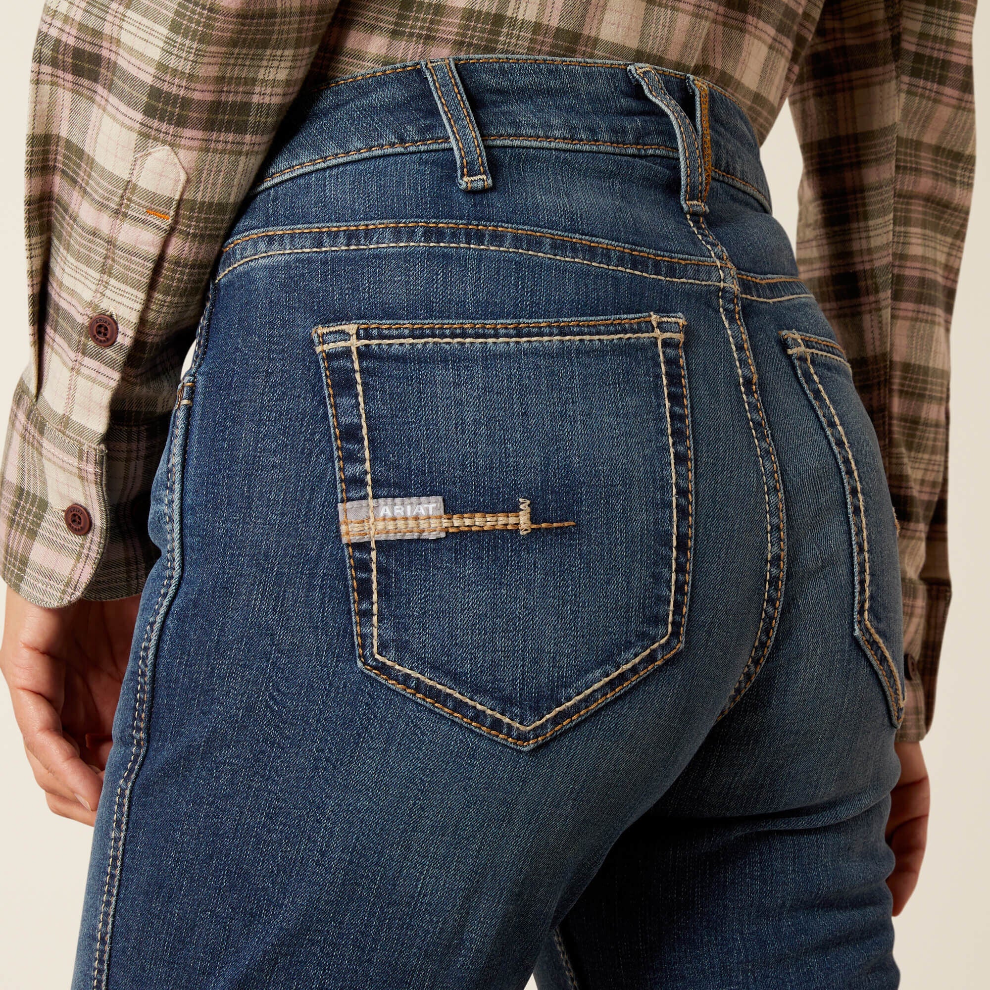 Ariat Rebar High Rise Riveter Straight Jean Women