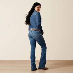 Ariat Mid Rise Aisha Boot Cut Jean Women|Trends