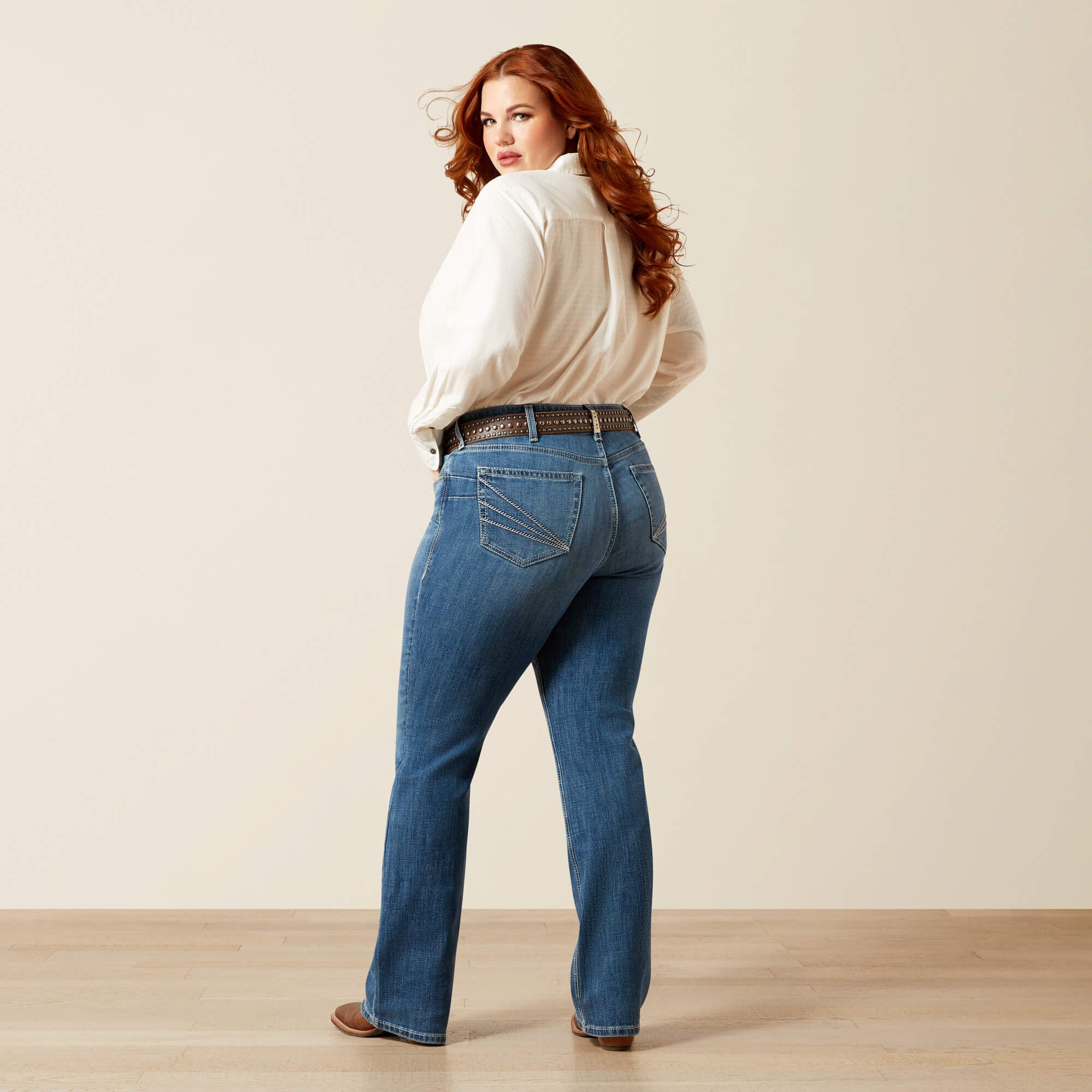 Ariat Mid Rise Aisha Boot Cut Jean Women|Trends