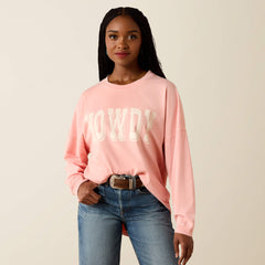 Ariat Canvas Oversized Long Sleeve T-Shirt Women