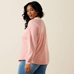 Ariat Canvas Oversized Long Sleeve T-Shirt Women