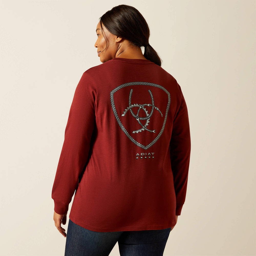 Ariat Rebar Cotton Strong Workshop Logo T-Shirt Women