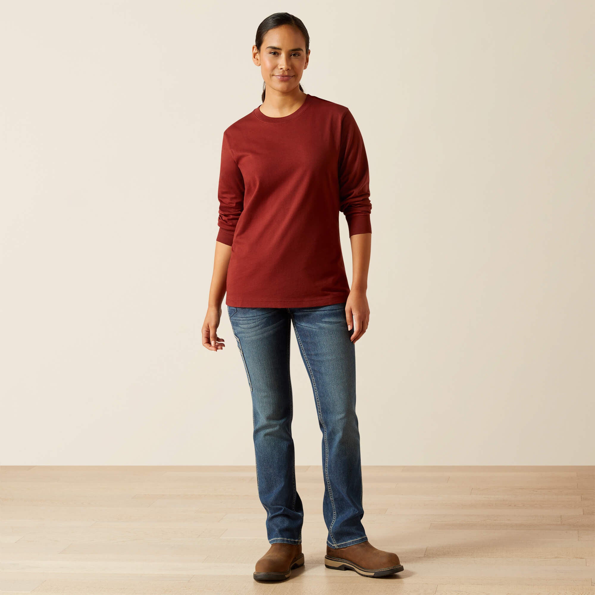 Ariat Rebar Cotton Strong Workshop Logo T-Shirt Women