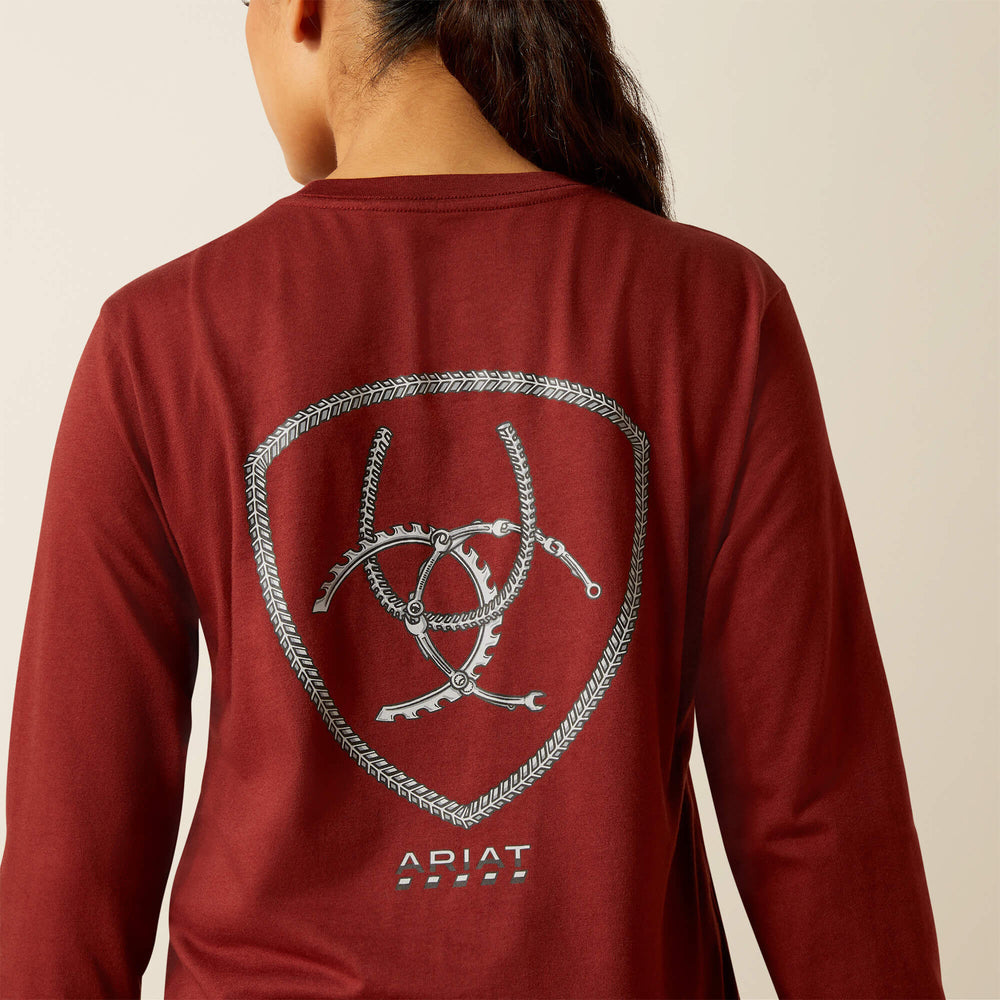 Ariat Rebar Cotton Strong Workshop Logo T-Shirt Women