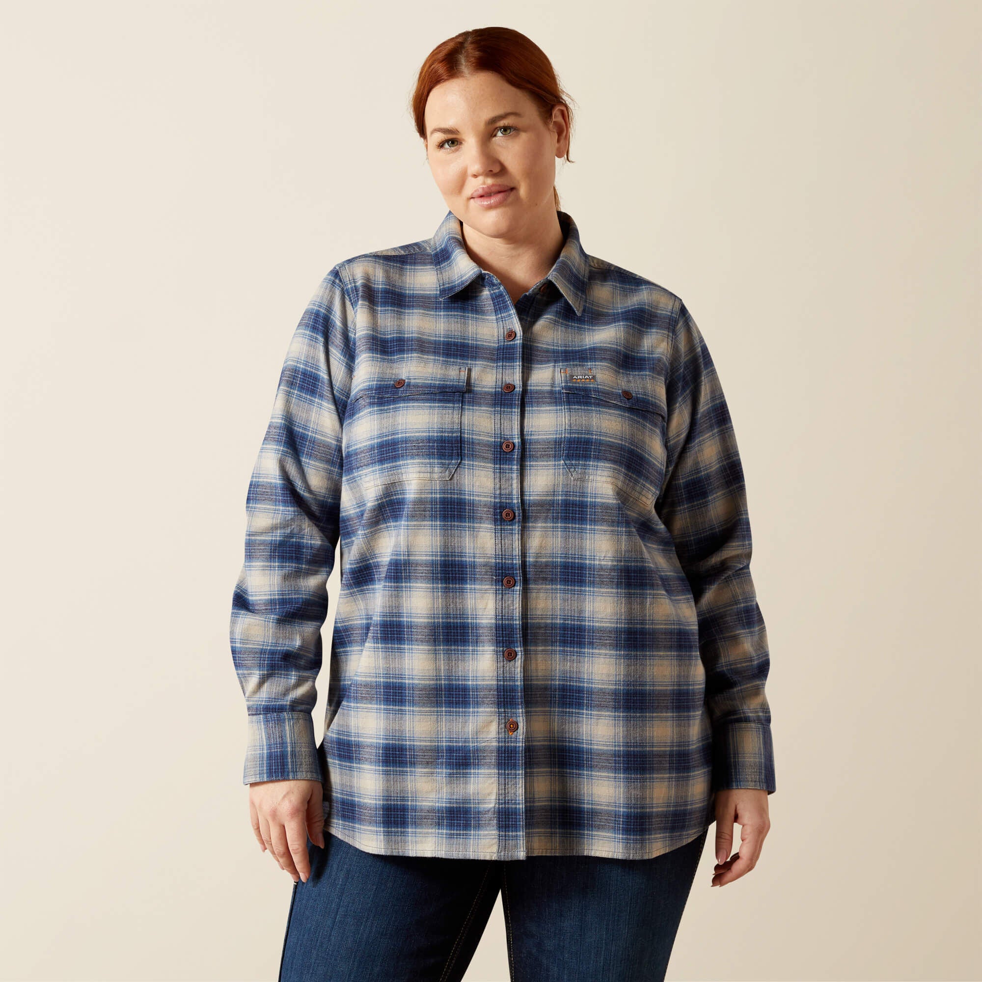 Ariat Rebar Flannel DuraStretch Work Shirt Women