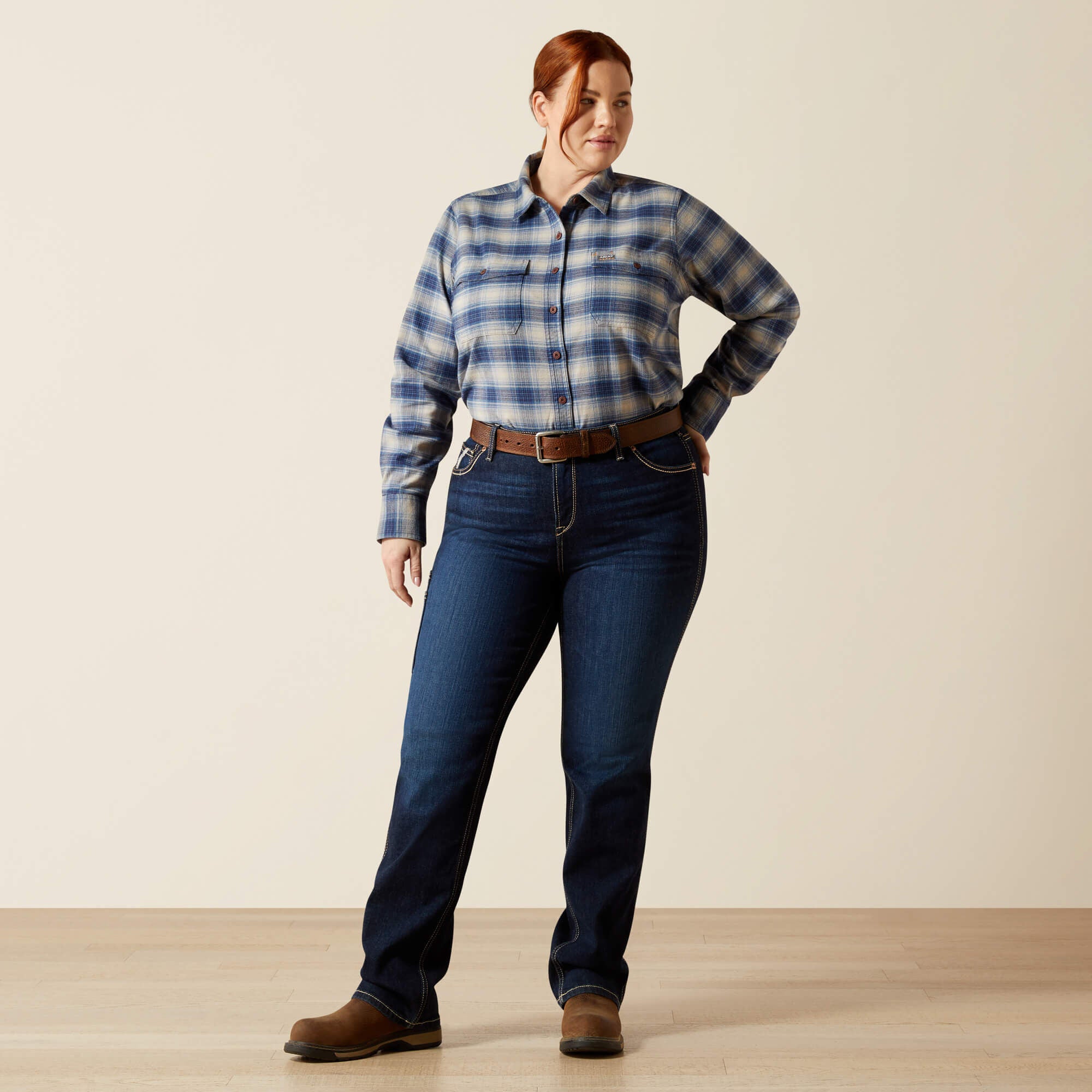 Ariat Rebar Flannel DuraStretch Work Shirt Women