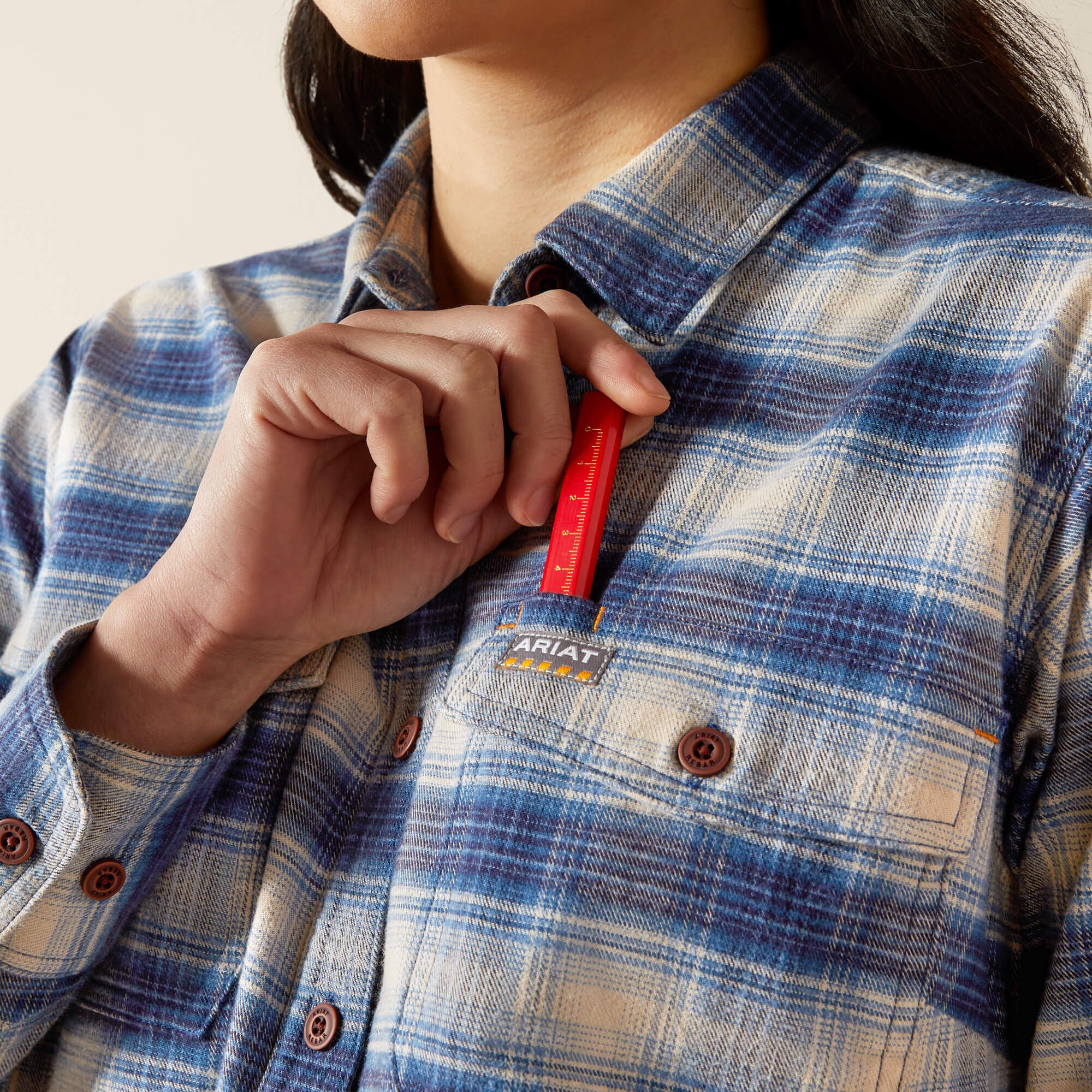 Ariat Rebar Flannel DuraStretch Work Shirt Women