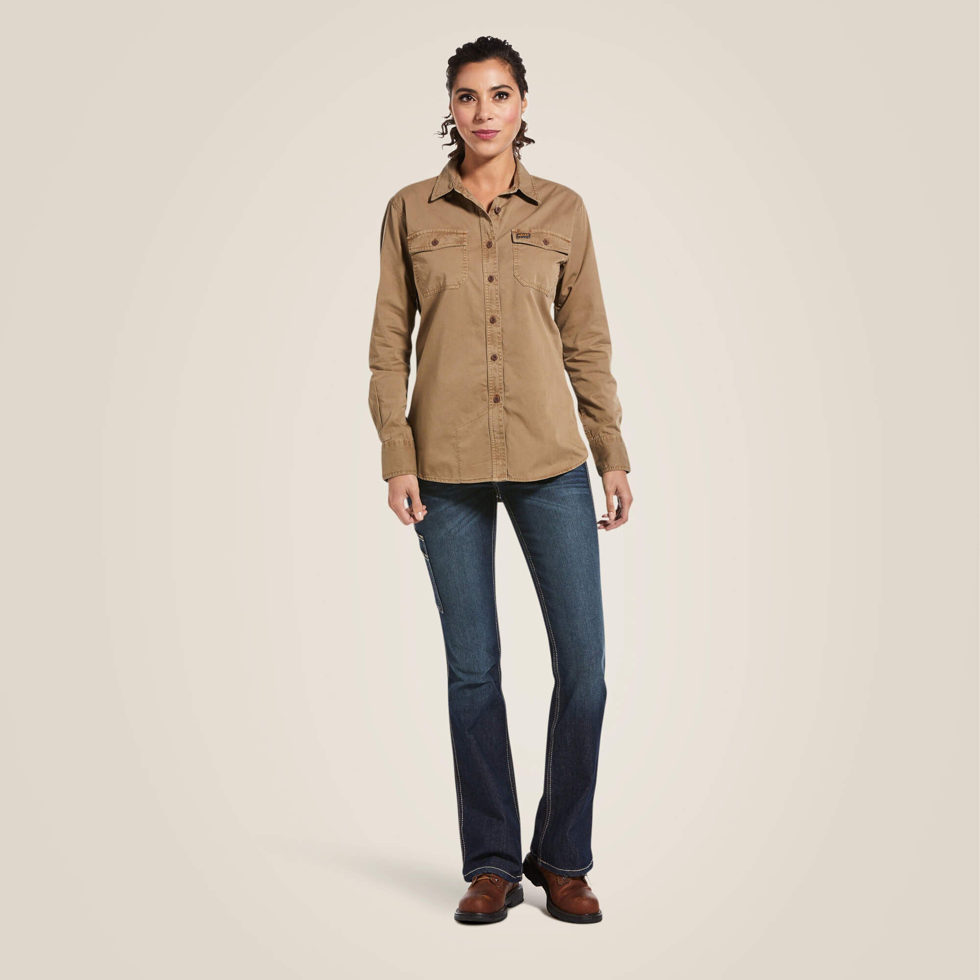 Ariat Rebar Washed Twill Work Shirt Women