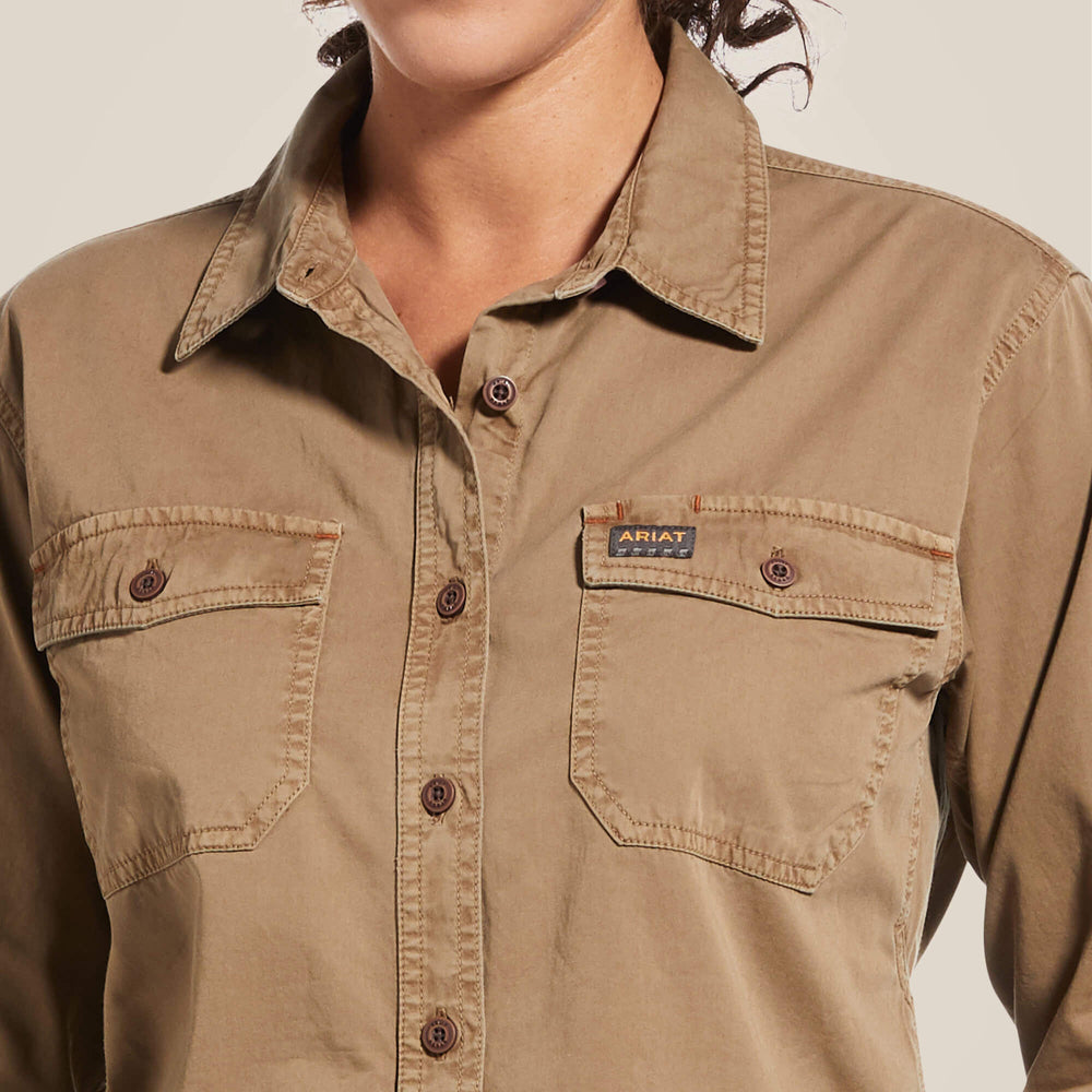 Ariat Rebar Washed Twill Work Shirt Women
