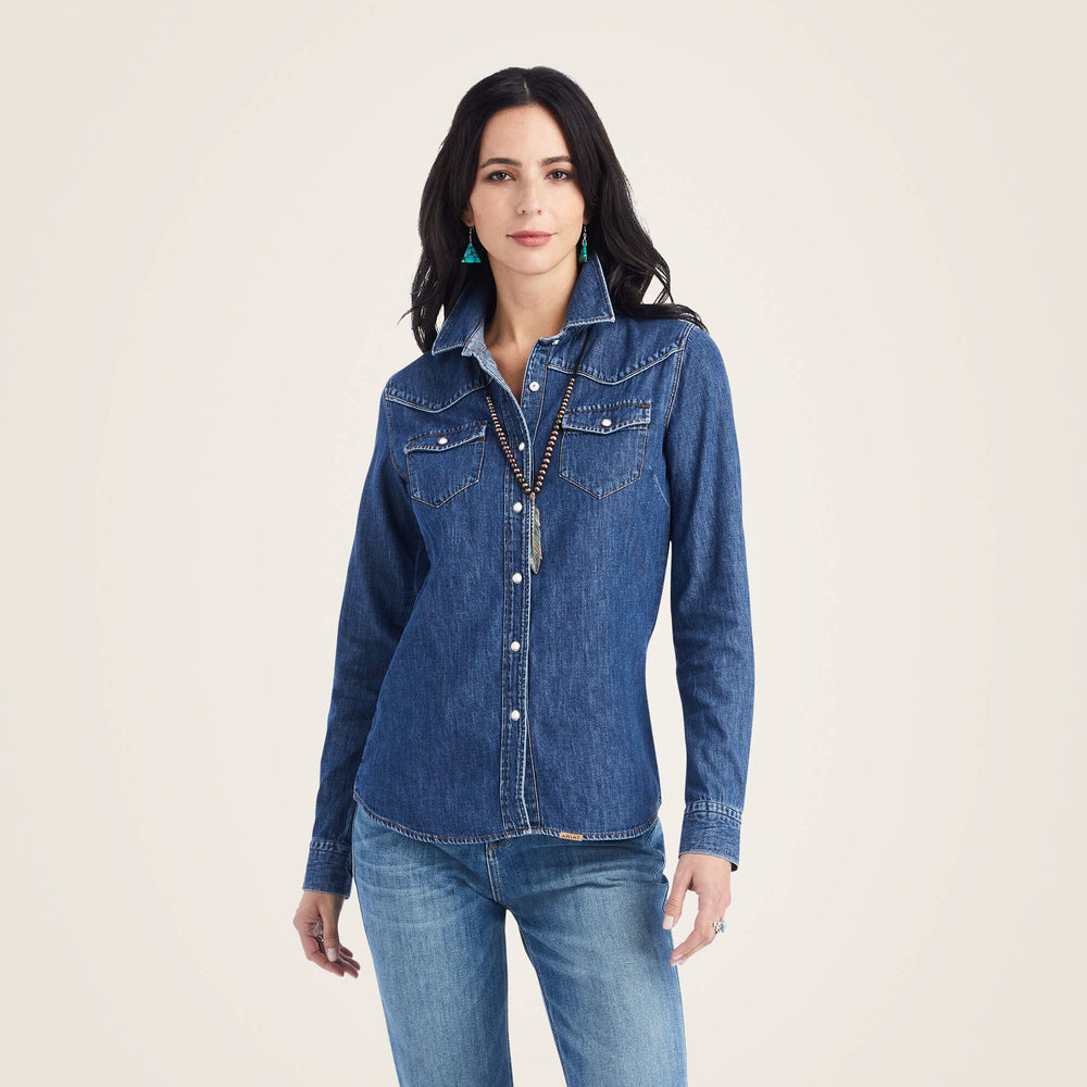 Ariat Farriday Denim Shirt Women|Trends
