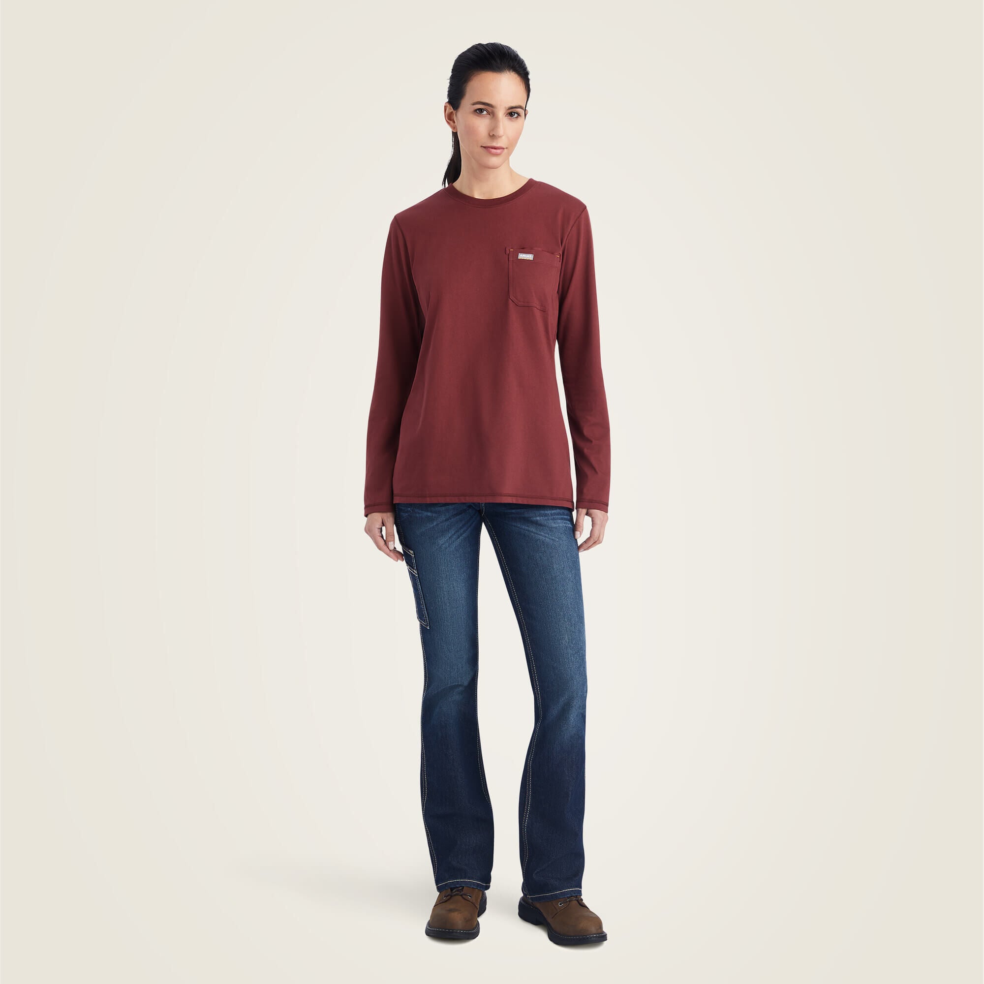 Ariat Rebar Workman USA Logo T-Shirt Women