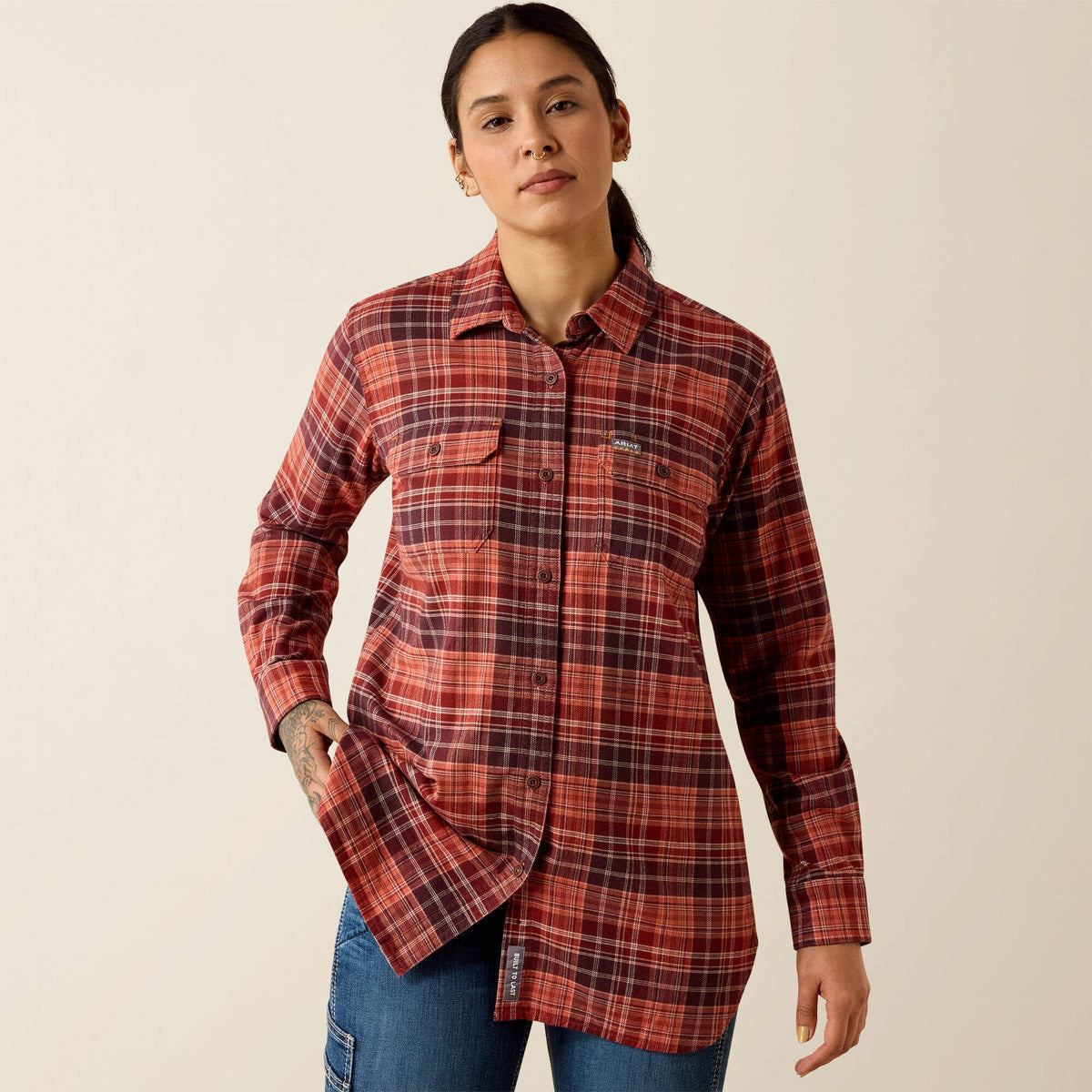 Ariat Rebar DuraStretch Flannel Tunic Women