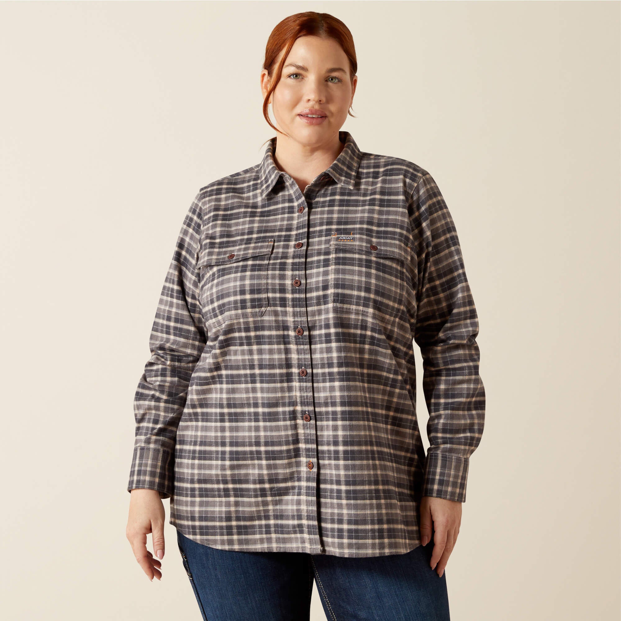 Ariat Rebar Flannel DuraStretch Work Shirt Women