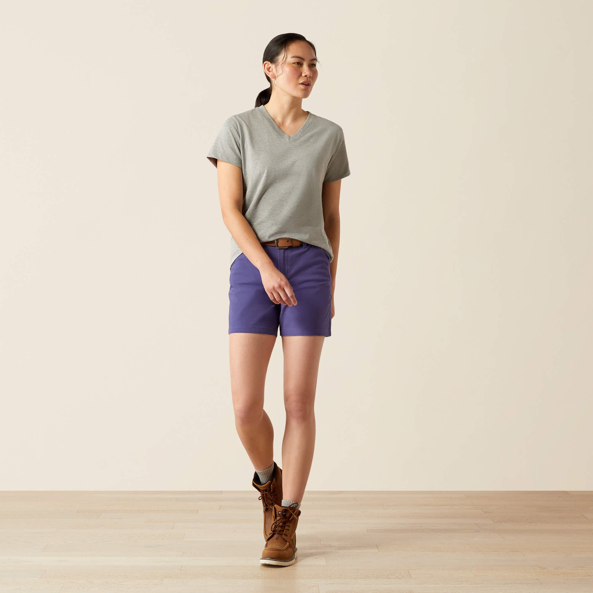 Ariat Rebar Cotton Strong Standard V-Neck T-Shirt Women