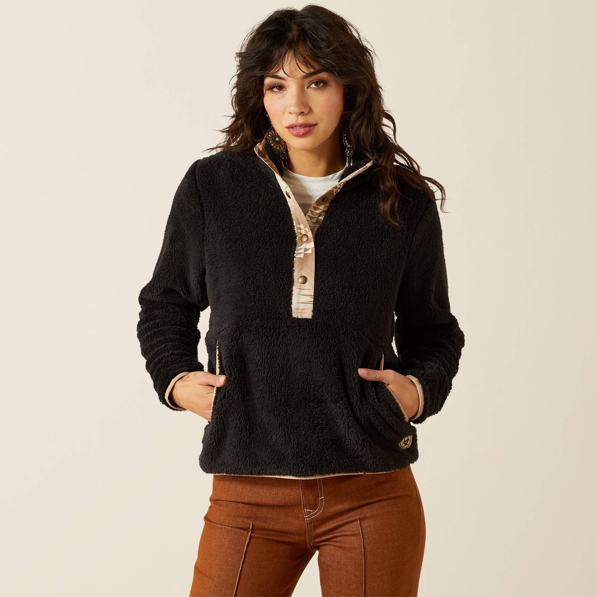 Ariat Berber Snap Front Sweatshirt Women