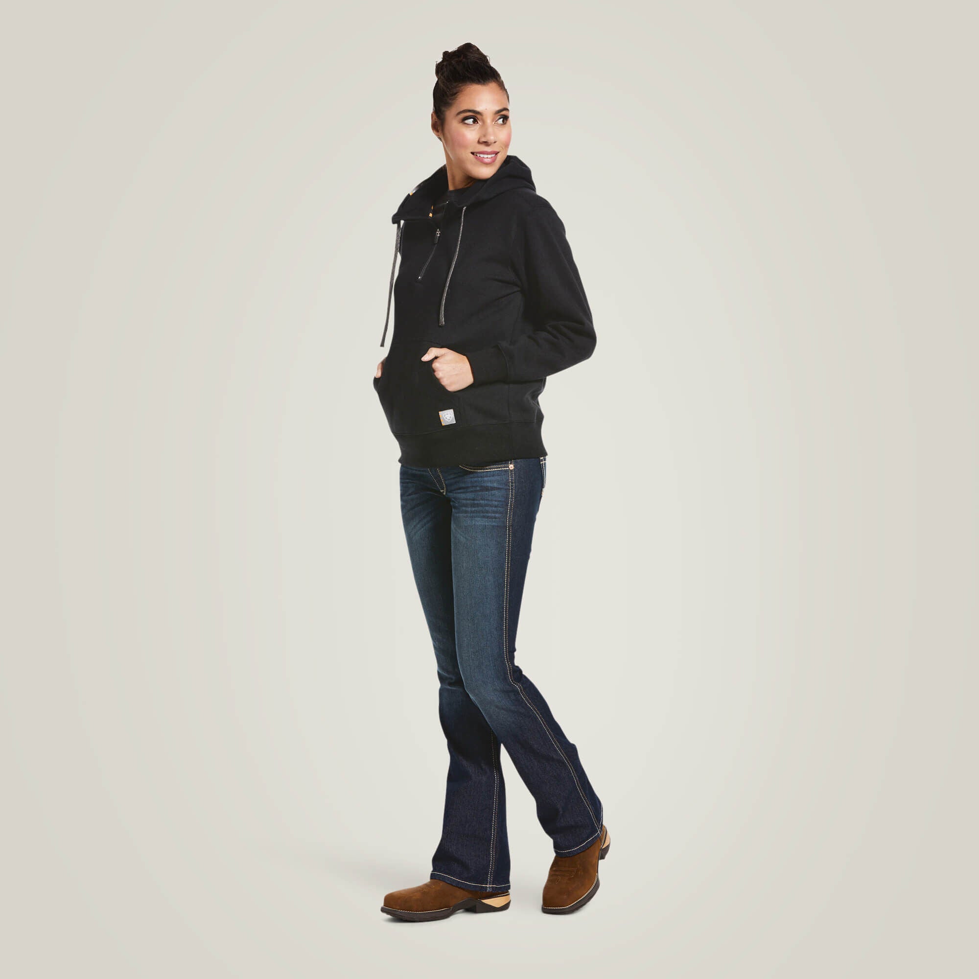 Ariat Rebar Skill Set 1/2 Zip Hoodie Women
