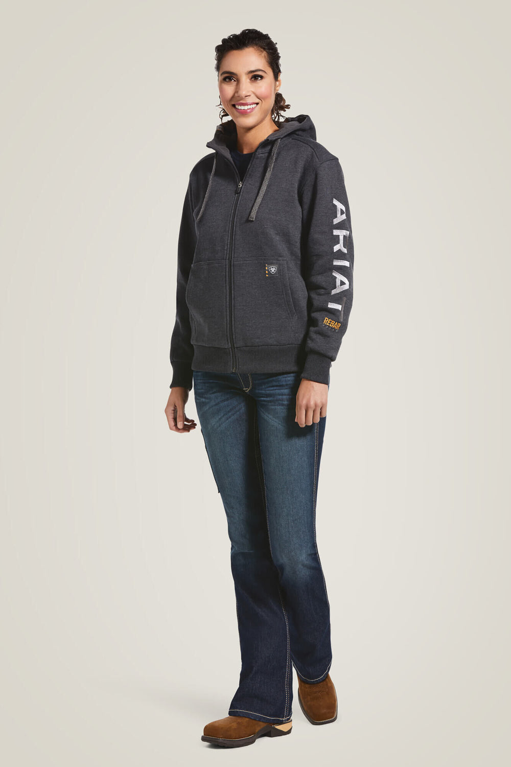 Ariat Rebar All-Weather Full Zip Hoodie Women
