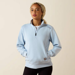 Ariat Rebar Lightweight Mock 1/2 Zip Sweatshirt Women
