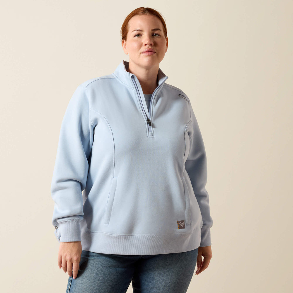 Ariat Rebar Lightweight Mock 1/2 Zip Sweatshirt Women
