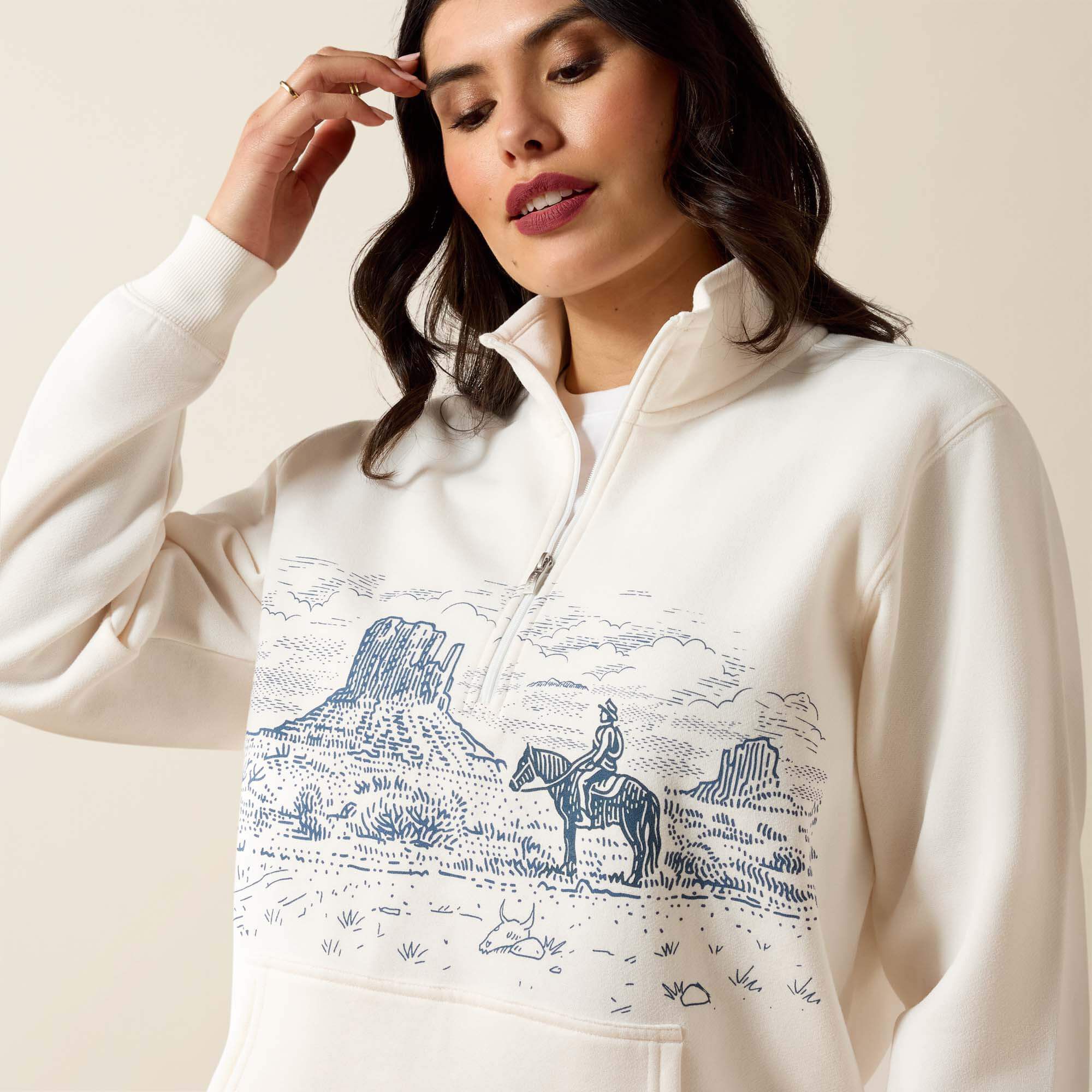 Ariat Traveler 1/2 Zip Sweatshirt Women