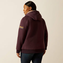 Ariat Rebar All-Weather Sherpa Full Zip Hoodie Women