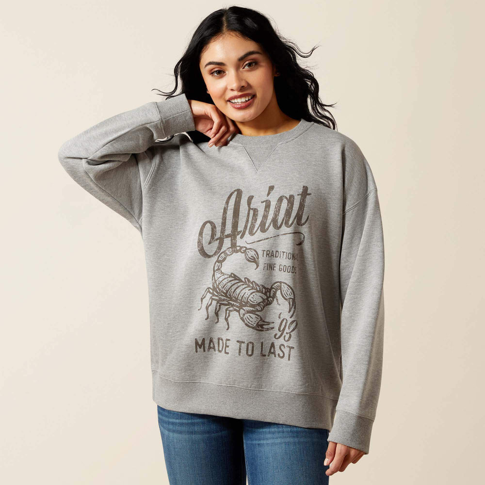 Ariat Scorpion Script Oversized Sweatshirt Women