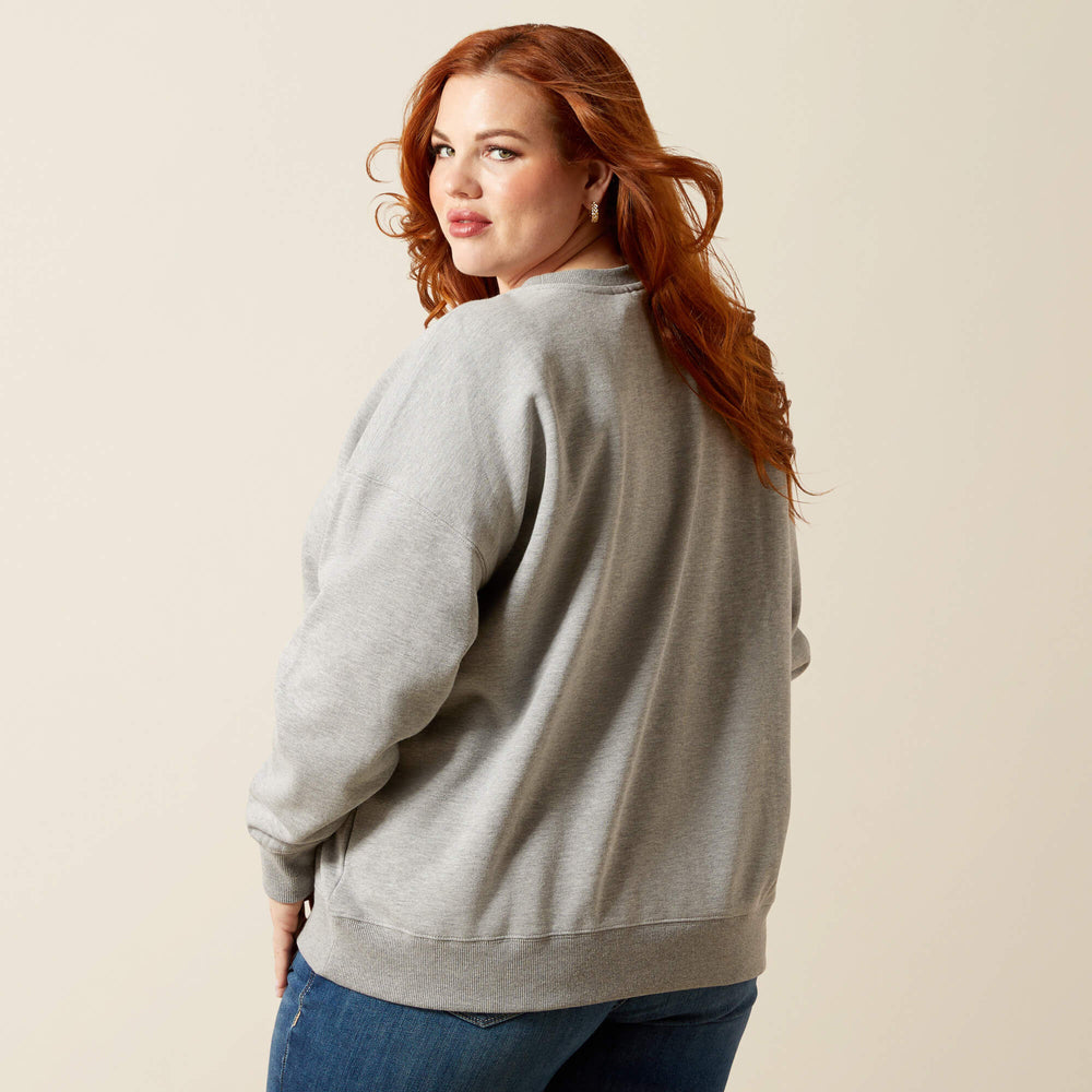 Ariat Scorpion Script Oversized Sweatshirt Women