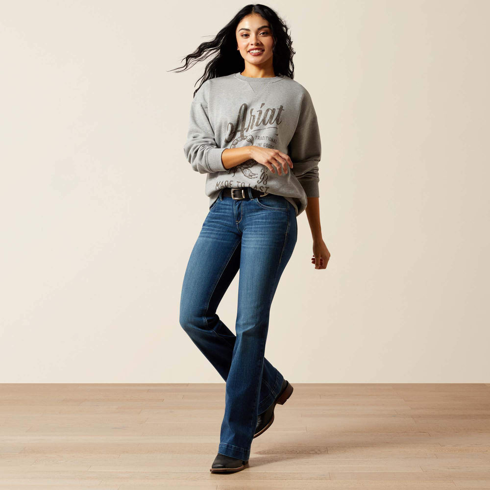 Ariat Scorpion Script Oversized Sweatshirt Women