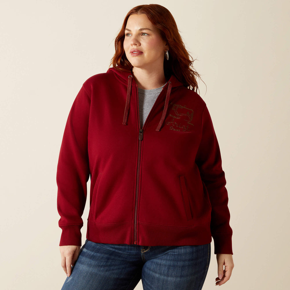 Ariat Stitched Full Zip Hoodie Women