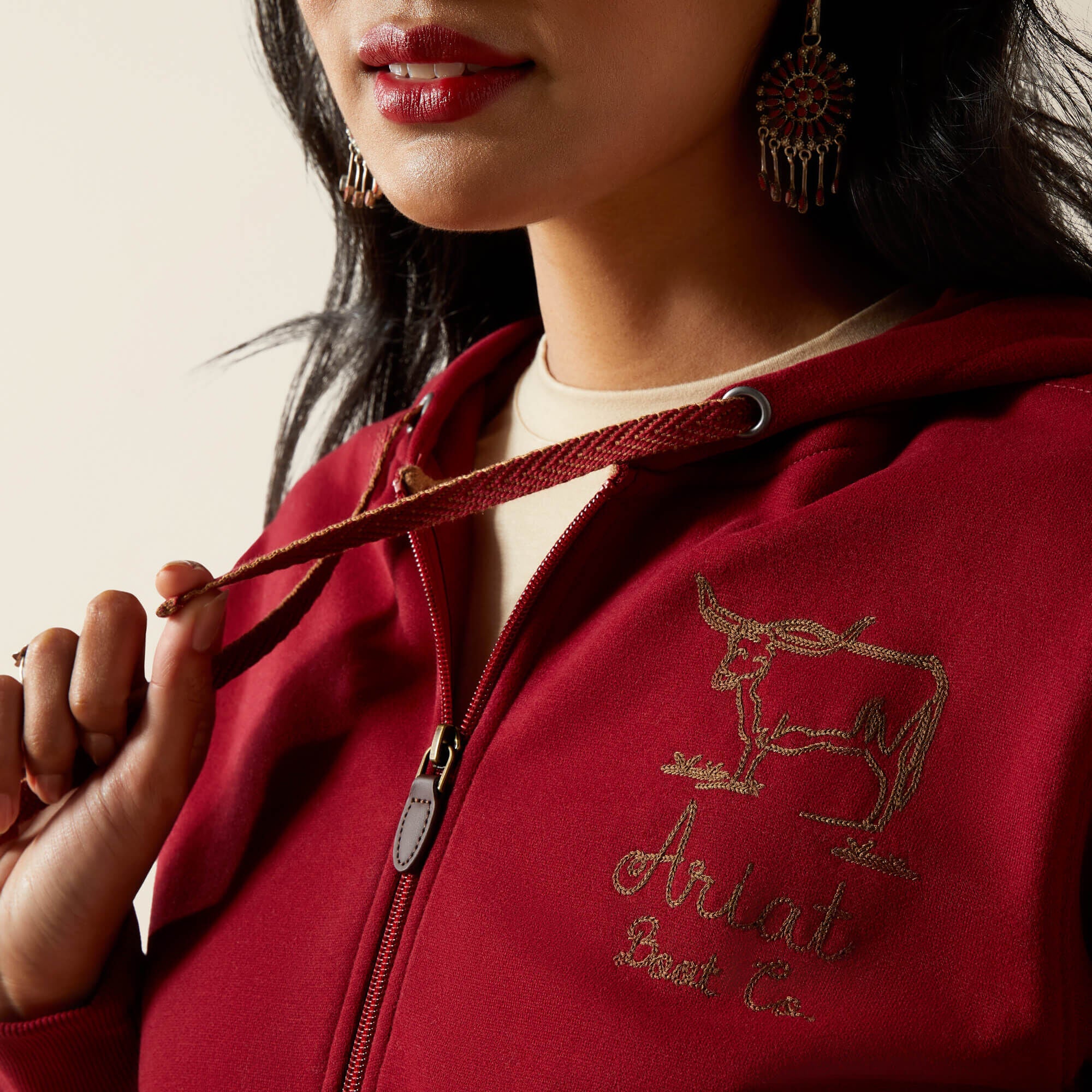 Ariat Stitched Full Zip Hoodie Women