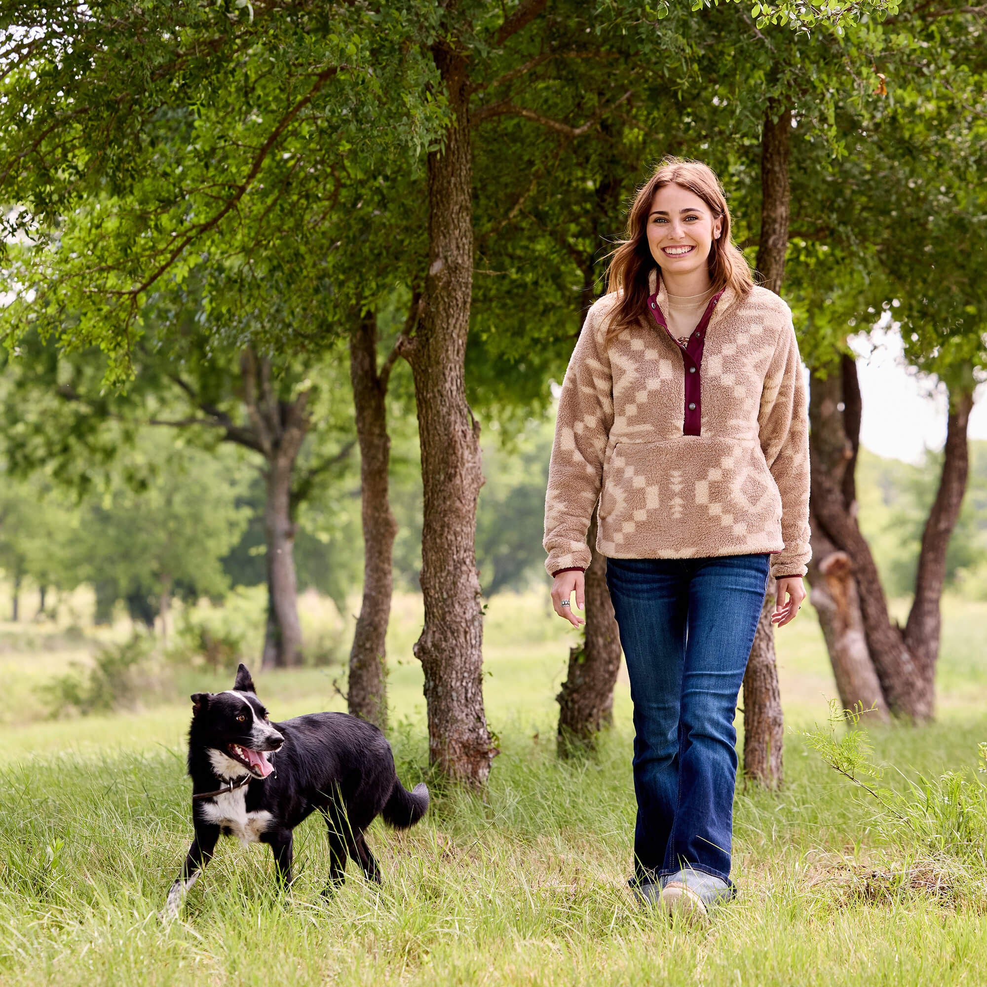 Ariat Berber Snap Front Sweatshirt Women|Trends