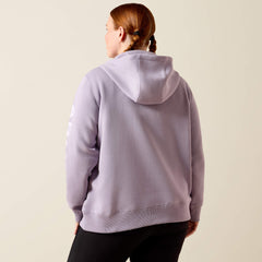 Ariat Rebar Lightweight Logo 1/2 Zip Hoodie Women