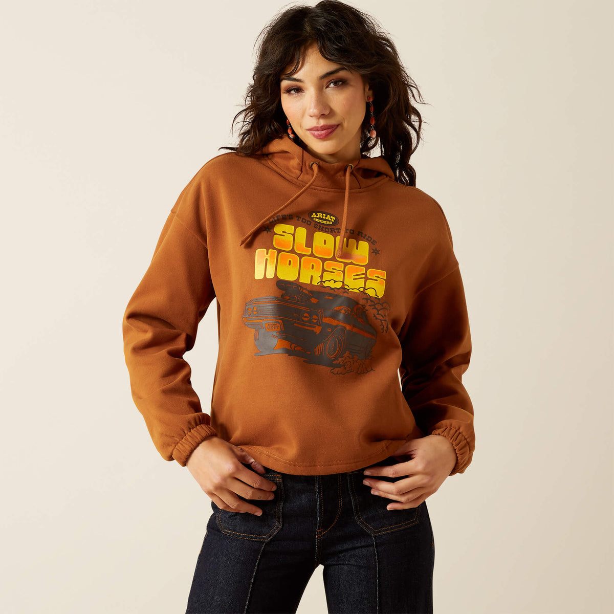 Ariat Essential Sendero Slow Horses Hoodie Women|Trends