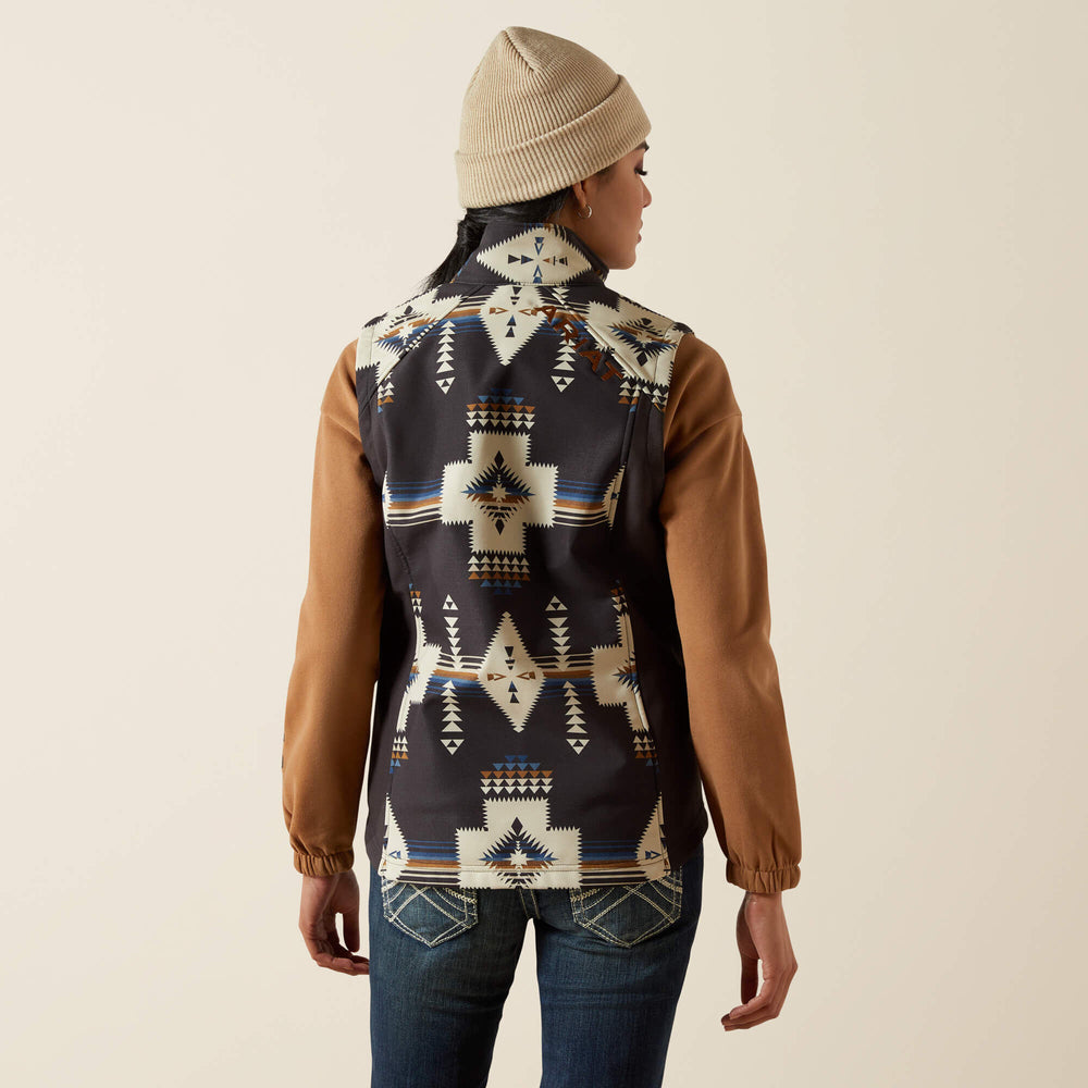 Ariat Ariat Logo Softshell Print Vest Women