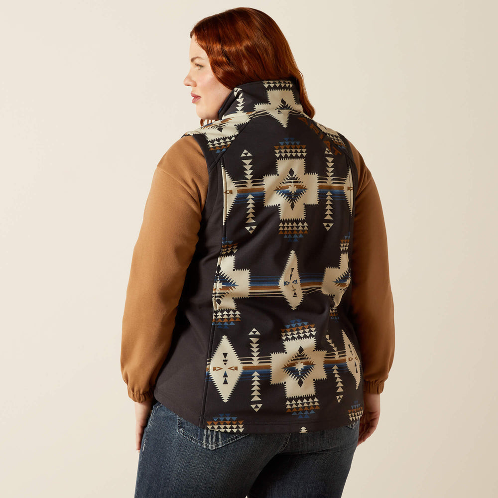 Ariat Ariat Logo Softshell Print Vest Women