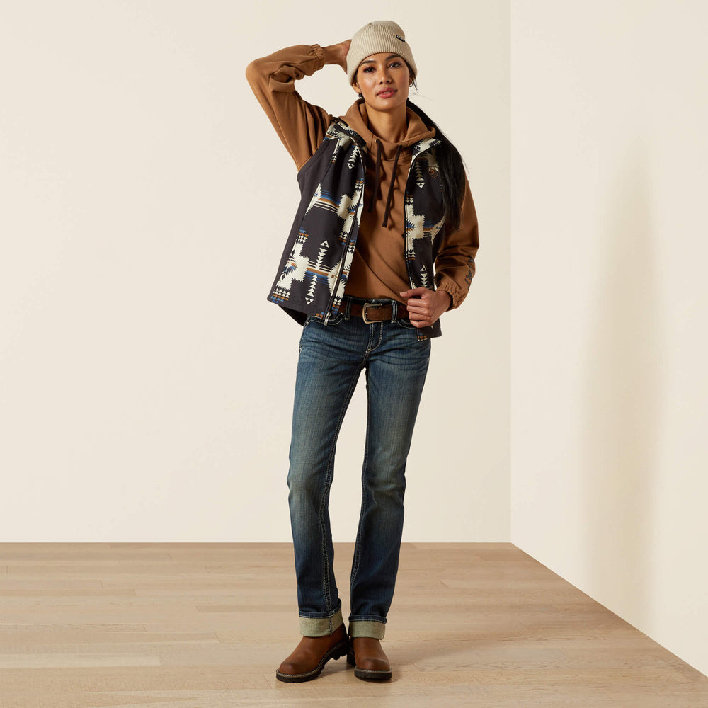 Ariat Ariat Logo Softshell Print Vest Women