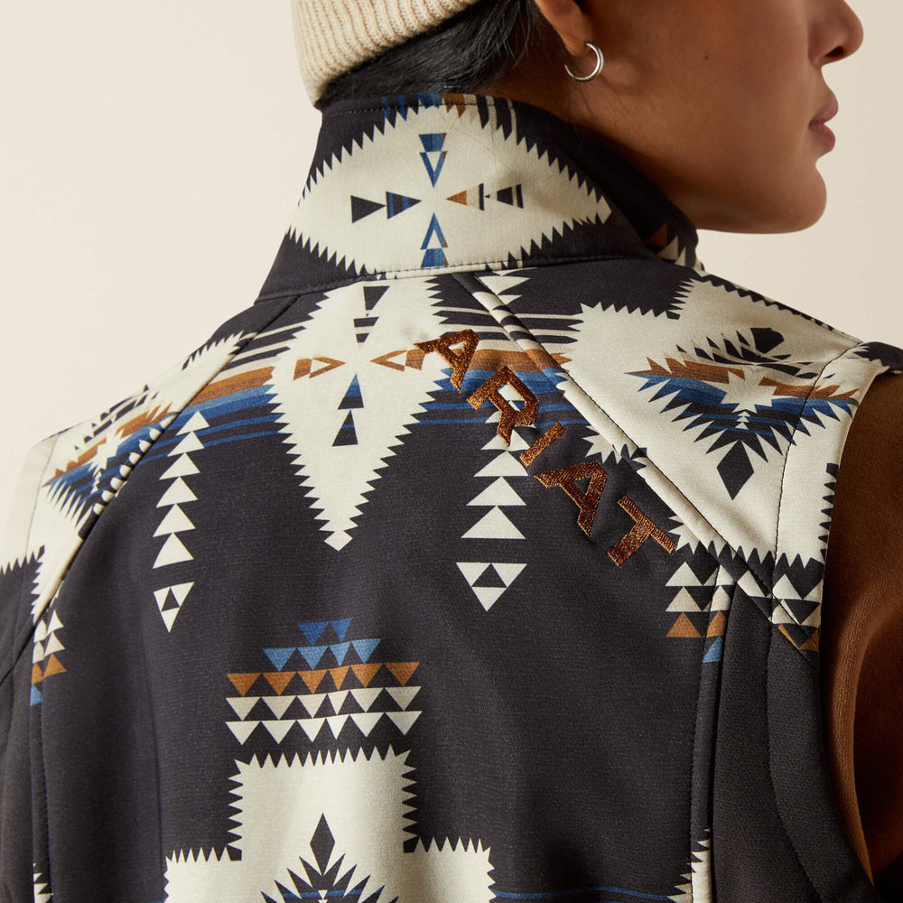 Ariat Ariat Logo Softshell Print Vest Women