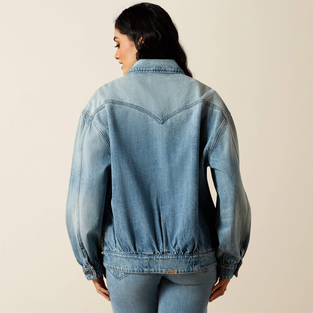 Ariat Cheyenne Denim Bomber Jacket Women|Trends