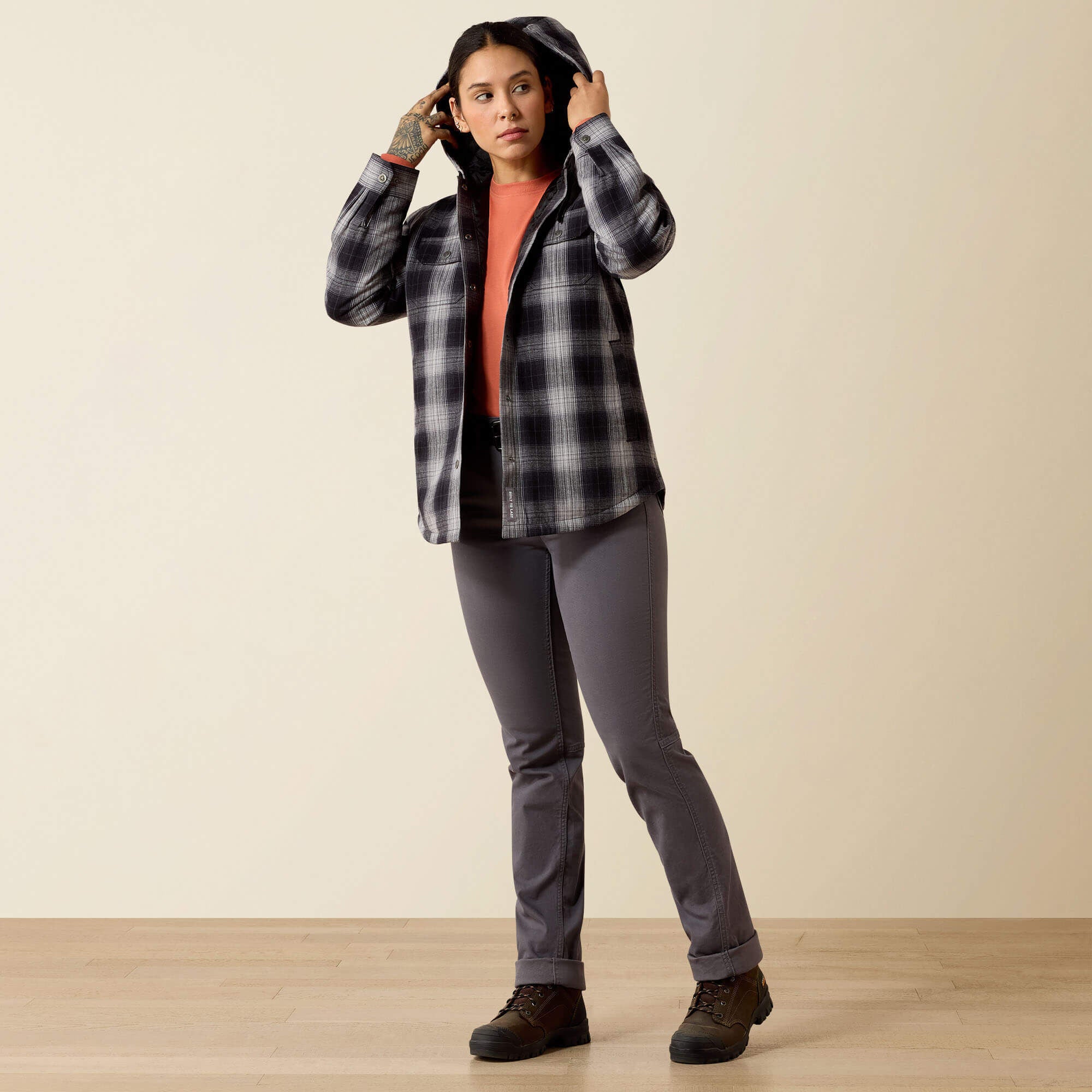 Ariat Rebar Flannel Insulated Shirt Jacket Women