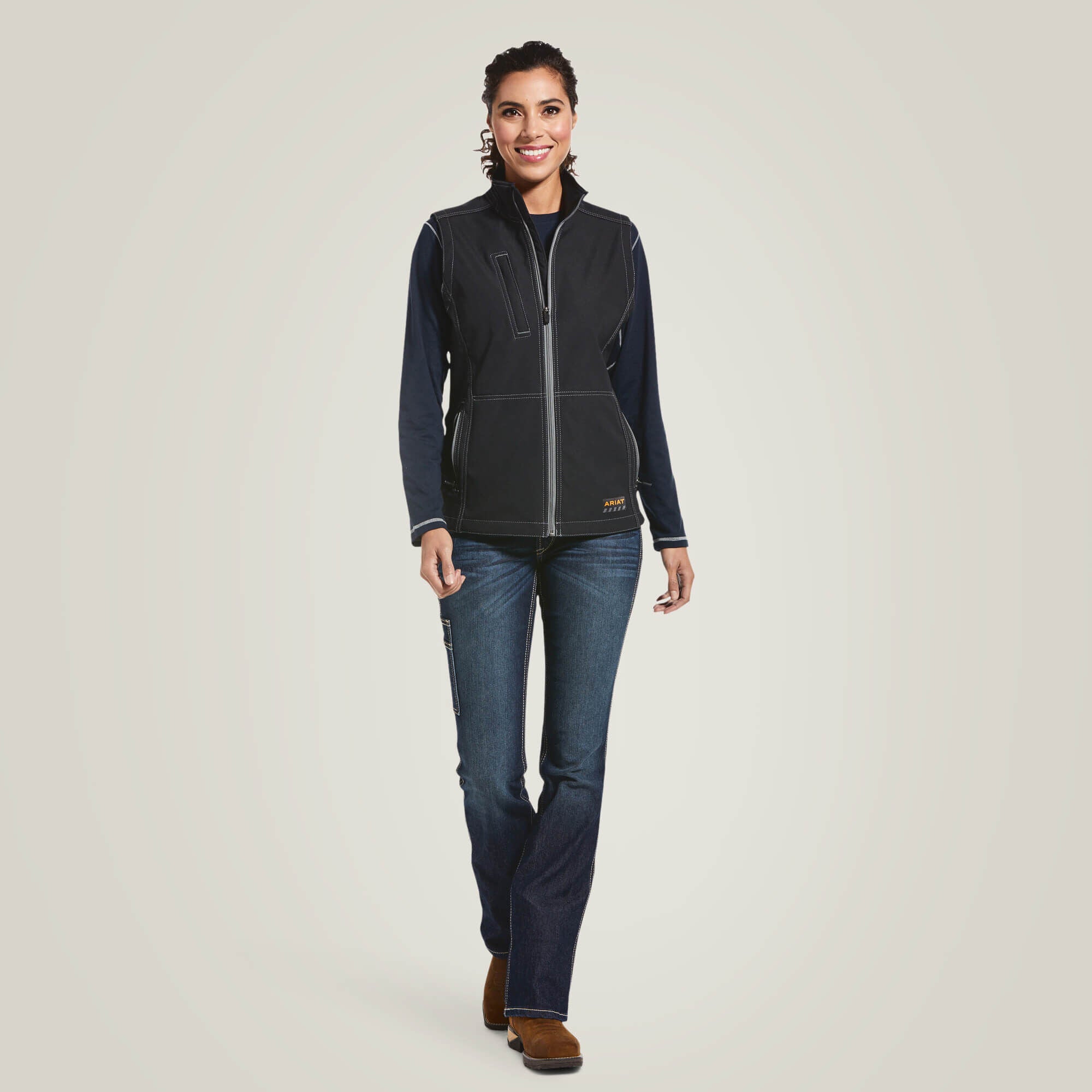 Ariat Rebar Stretch Canvas Softshell Vest Women
