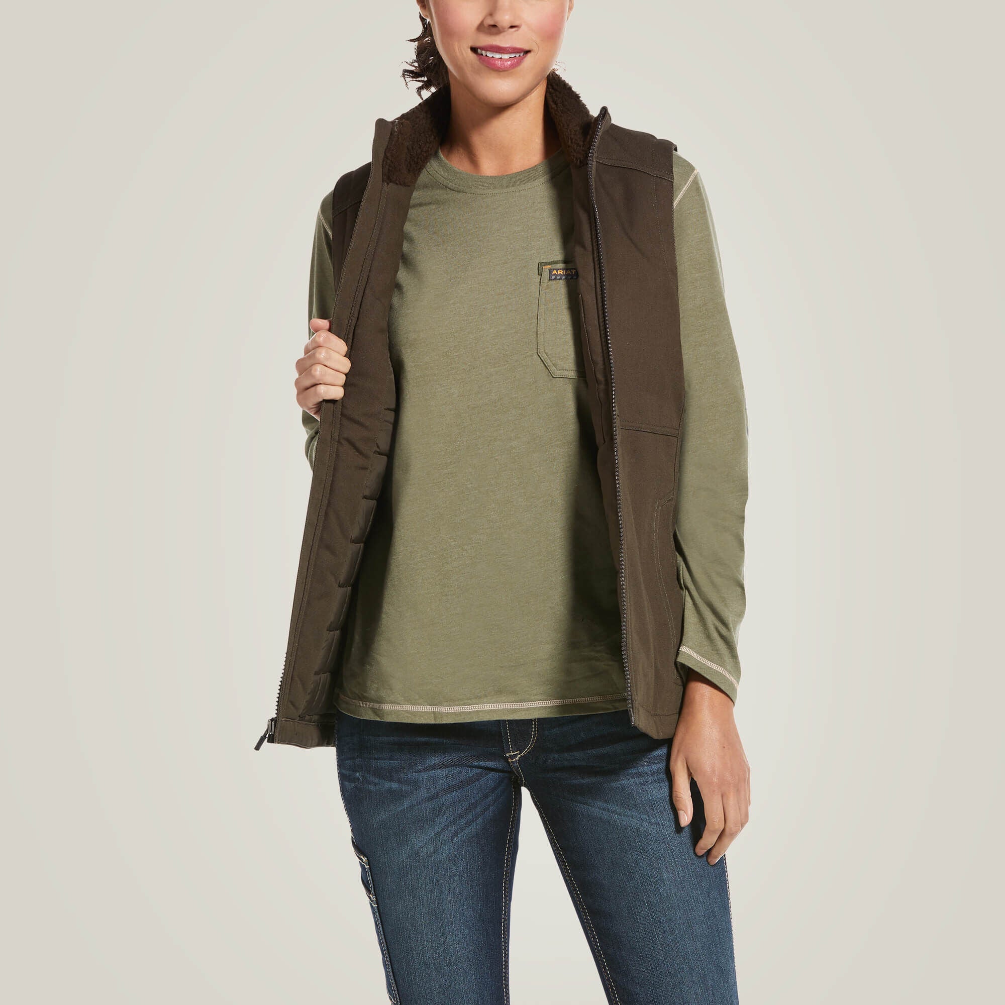 Ariat Rebar DuraCanvas Insulated Vest Women