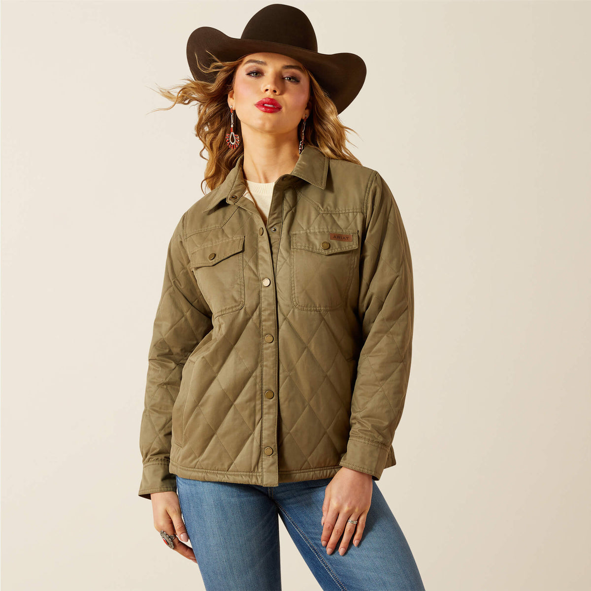 Ariat Grizzly Quilted Barn Jacket Women