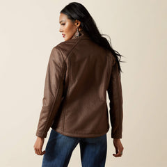 Ariat Ariat Logo Softshell Faux Leather Jacket Women|Trends